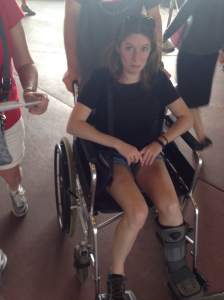 Holiday festivities with the Fam...in a wheelchair